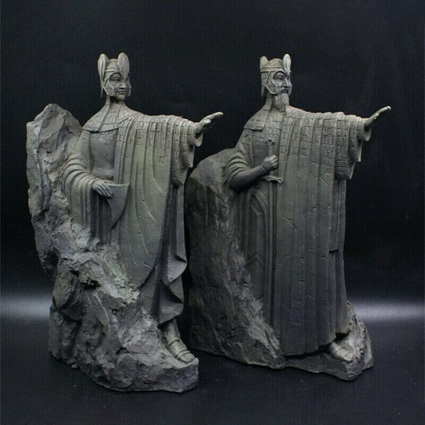 Third Gate of Gondor Argonath Statue Bookends